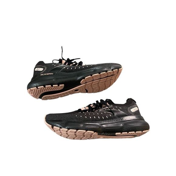 Brooks Glycerin Stealthfit 20 Womens Black Peach Sneakers Running Shoes Size 9.5 - Picture 7 of 8